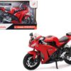 Honda CBR 1000RR Motorcycle Red and Black 1/12 Diecast Model by New Ray