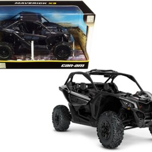 CAN-AM Maverick X3 ATV Triple Black 1/18 Diecast Model by New Ray