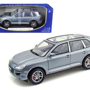 2008 Porsche Cayenne Turbo Silver 1/18 Diecast Model Car by Motormax