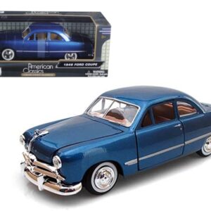 1949 Ford Coupe Blue 1/24 Diecast Model Car by Motormax