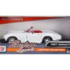 1967 Chevrolet Corvette C2 Convertible White with Red Interior “Timeless Legends” Series 1/24 Diecast Model Car by Motormax