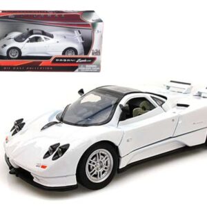 Pagani Zonda C12 White 1/24 Diecast Car Model by Motormax