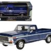 1979 Ford F-150 Pickup Truck Dark Blue 1/24 Diecast Model Car by Motormax