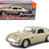 Aston Martin DB5 RHD (Right Hand Drive) Gold Metallic “Timeless Legends” Series 1/24 Diecast Model Car by Motormax