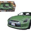 2008 Nissan GT-R R35 Matt Green 1/24 Diecast Model Car by Motormax