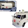 Volkswagen Type 2 (T1) Ambulance Cream 1/24 Diecast Model by Motormax