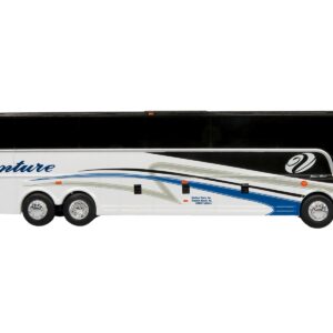 Van Hool TX45 Coach Bus “Venture Tours” White “The Bus & Motorcoach Collection” Limited Edition to 504 pieces Worldwide 1/87 (HO) Diecast Model by Iconic Replicas