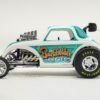 Altered Dragster White and Green “Burkholder Brothers” Limited Edition to 402 pieces Worldwide 1/18 Diecast Model Car by ACME