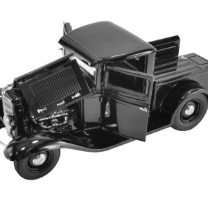 1932 Ford Pickup Truck “Black Beauty” Black Limited Edition to 468 pieces Worldwide 1/18 Diecast Model Car by ACME