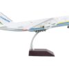 Antonov 124-100M Commercial Aircraft “Antonov Airlines” White with Blue and Yellow Stripes “Gemini 200” Series 1/200 Diecast Model Airplane by GeminiJets