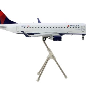 Embraer ERJ-175 Commercial Aircraft “Delta Connection” White with Blue and Red Tail “Gemini...