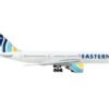 Boeing 777-200ER Commercial Aircraft “Eastern Air Lines” White with Striped Tail 1/400 Diecast Model Airplane by GeminiJets