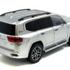 Toyota Land Cruiser Silver Metallic with Sun Roof 1/24 Diecast Model Car