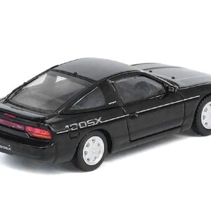 Nissan 180SX RHD (Right Hand Drive) Black 1/64 Diecast Model Car by Inno Models