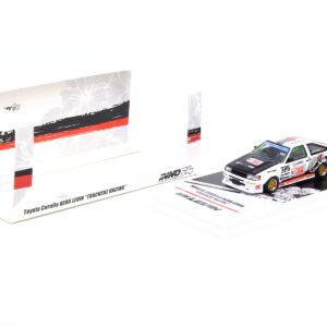 Toyota Corolla AE86 Levin RHD (Right Hand Drive) #326 “Trackerz Racing” 1/64 Diecast Model Car by Inno Models