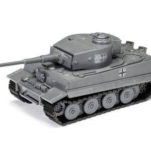 Skill 1 Model Kit Tiger I Tank “German Army” Snap Together Painted Plastic Model Tank Kit 1/35 Scale by Airfix Quickbuild