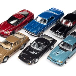 “Classic Gold Collection” 2022 Set A of 6 Cars Release 2 1/64 Diecast Model Cars by Johnny Lightning