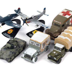 “Korea: The Forgotten War” Military Set A of 6 pieces 2023 Release 1 Limited Edition to 2000 pieces Worldwide Diecast Models by Johnny Lightning