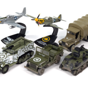 “Military” Set A of 6 pieces 2024 Release 1 Limited Edition Diecast Models by Johnny Lightning