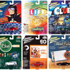 Pop Culture 2022 Set of 6 Cars Release 4 1/64 Diecast Model Cars by Johnny Lightning