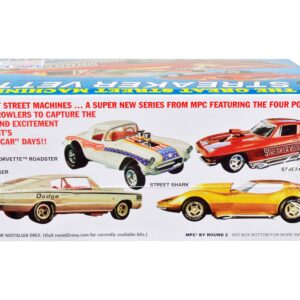 Skill 2 Model Kit 1967 Chevrolet Corvette Stingray “Streaker Vette” “The Great Street Machines” Series 1/25 Scale Model Car by MPC