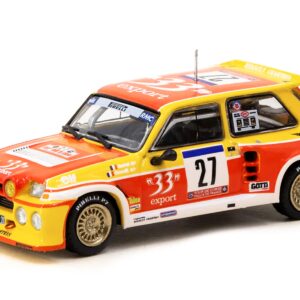 Renault 5 MAXI Turbo #27 Didier Auriol – Bernard Occelli “Tour de Corse – Rallye de France” (1985) “Hobby64” Series 1/64 Diecast Model Car by Tarmac Works