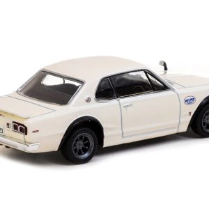 Nissan Skyline 2000GT-R (KPGC10) RHD (Right Hand Drive) Ivory White “Japan Special Edition” “Global64” Series 1/64 Diecast Model Car by Tarmac Works