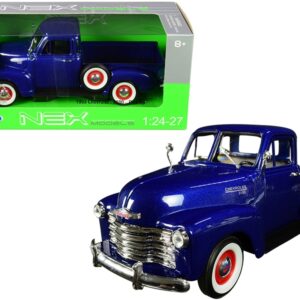 1953 Chevrolet 3100 Pickup Truck Blue 1/24-1/27 Diecast Model Car by Welly