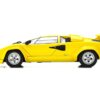 Lamborghini Countach LP 5000 Quattrovalvole Yellow 1/18 Diecast Model Car by Kyosho