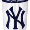 New York Yankees Wastebasket 15 Inch Pinstripes Design