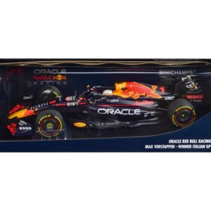 Red Bull Racing RB18 #1 Max Verstappen “Oracle” Winner F1 Formula One “French GP” (2022) with Driver Limited Edition to 342 pieces Worldwide 1/18 Diecast Model Car by Minichamps