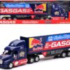 Peterbilt 387 Truck Dark Blue “Red Bull – Troy Lee Designs – GASGAS” 1/32 Diecast Model by New Ray