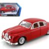 1959 Jaguar Mark II Red 1/18 Diecast Car Model by Bburago