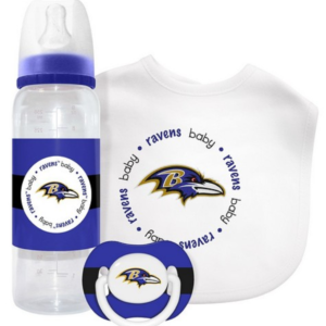 Baltimore Ravens Baby Gift Set 3 Piece