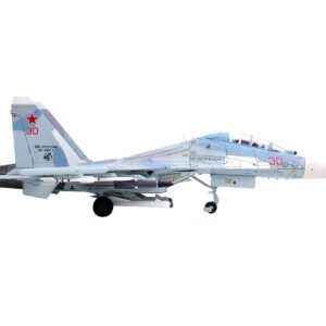 Sukhoi Su-30M2 Flanker-C Fighter Aircraft #30 “Russian Air Force” “Wing” Series 1/72 Diecast Model by Panzerkampf