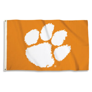 Clemson Tigers Flag 3×5 Paw Design BSI