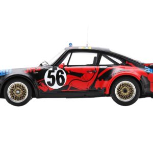 Porsche 934 #56 Jean-Louis Bousquet – Cyril Grandet – Philippe Dagoreau “JMS Racing-ASA Cachia” “24 Hours of Le Mans” (1977) with Acrylic Display Case 1/18 Model Car by Spark