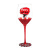 Atlanta Falcons Glass 17oz Wine Stemmed Boxed