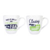 Seattle Seahawks Coffee Mug 17oz Ceramic 2 Piece Set with Gift Box