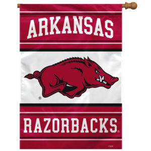 Arkansas Razorbacks Banner 28×40 House Flag Style 2 Sided CO