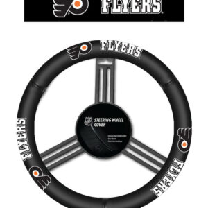 Philadelphia Flyers Steering Wheel Cover Leather CO