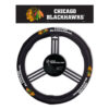 Chicago Blackhawks Steering Wheel Cover Leather CO