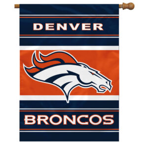 Denver Broncos Banner 28×40 House Flag Style 2 Sided CO