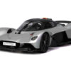 Aston Martin Valkyrie Silver Metallic with Matt Black Top “Special Edition” Series 1/18 Diecast Model Car by Maisto