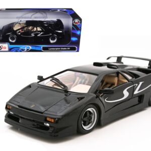 Lamborghini Diablo SV Black 1/18 Diecast Model Car by Maisto