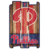 Philadelphia Phillies Sign 11×17 Wood Fence Style