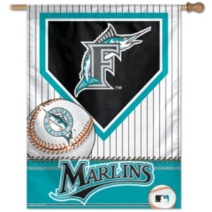 Florida Marlins Banner 27×37 Vertical CO