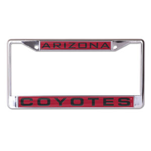 Arizona Coyotes License Plate Frame – Inlaid – Special Order