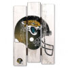 Jacksonville Jaguars Sign 11×17 Wood Fence Style