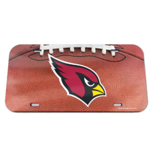 Arizona Cardinals License Plate – Crystal Mirror – Football